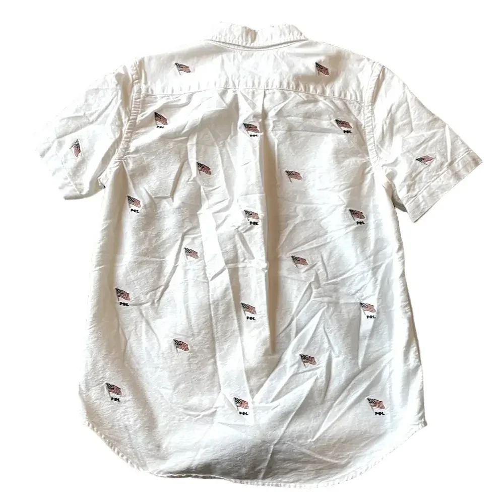 Ralph Lauren Kids Large Short Sleeve Patriotic Shirt